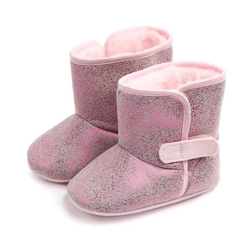 
 Новое поступление, высококачественные кожаные зимние ботинки для новорожденных  