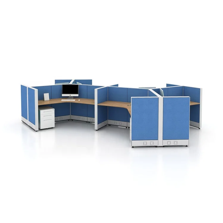 Офисная мебель Xinda clover project, модульные y-образные кабины, 120 градусов, офисная Рабочая станция, кабина для 6 человек