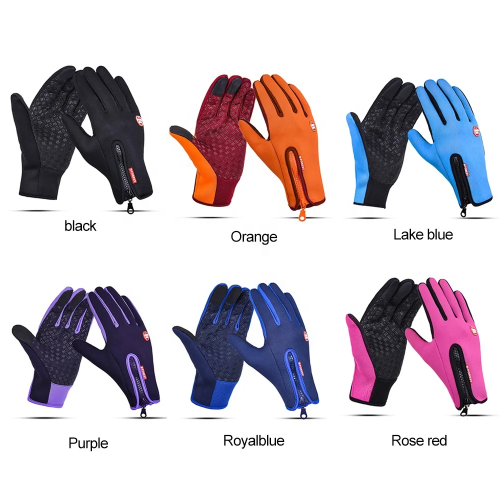 
Ветрозащитные водонепроницаемые флисовые зимние теплые спортивные перчатки с пальцами для сенсорного экрана для улицы велосипедные перчатки спортивные перчатки 