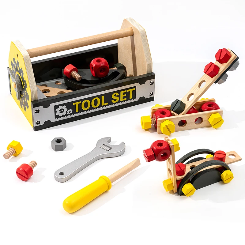 Robud оптовая продажа обучающих детских инструментов для самостоятельного обучения набор игрушек Монтессори деревянные игрушки