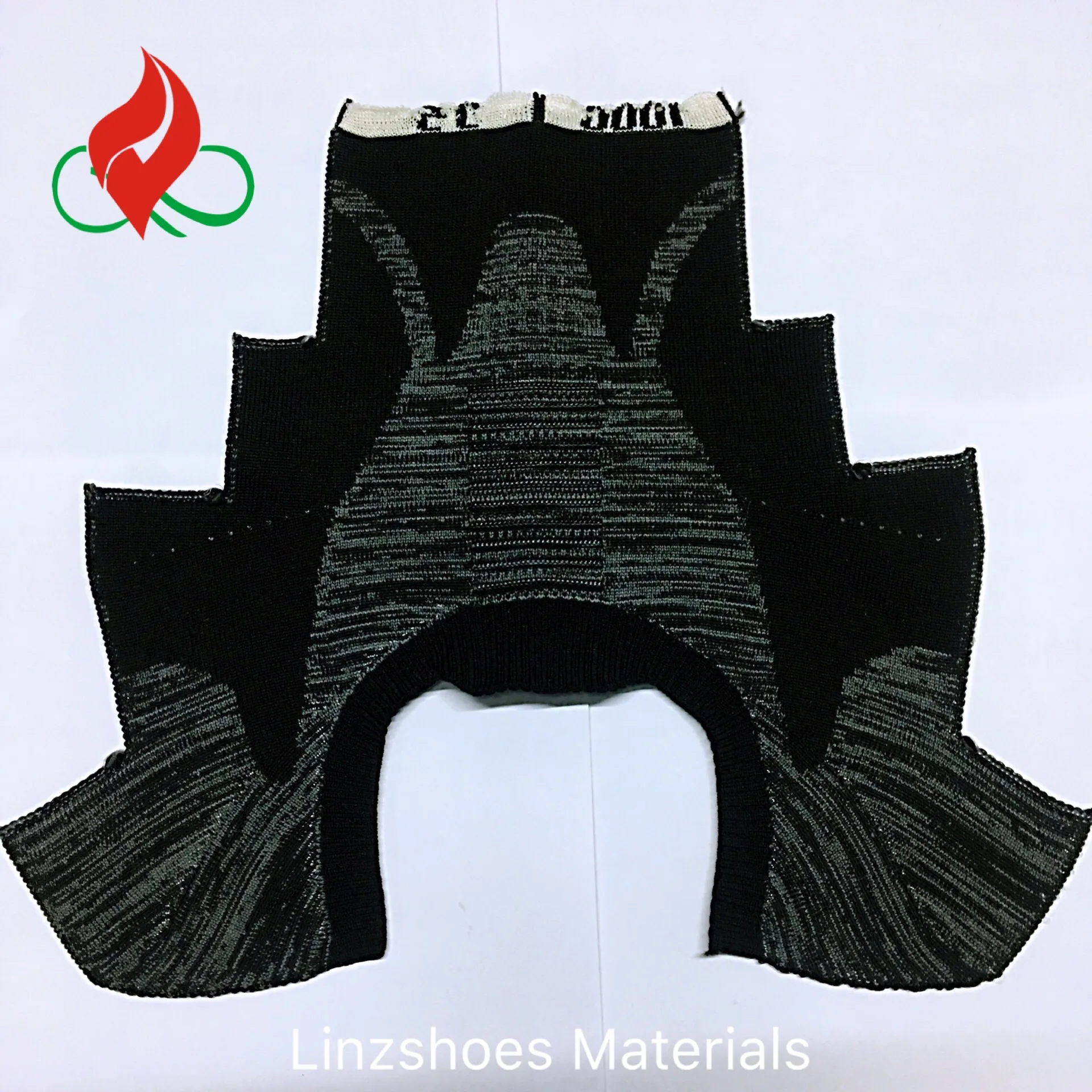 LNZ-F012 Sock2 черные плетеные носки на высоком каблуке из вязаного материала; Модная женская обувь