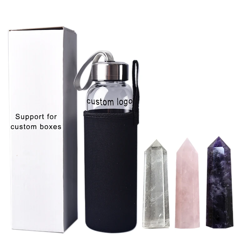 Оптовая продажа камень энергетика кристаллы рейки лечебные камни бутылка для