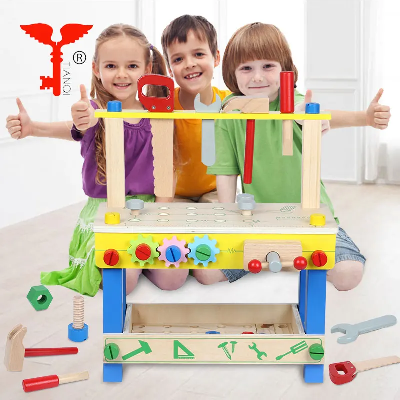 Оптовая продажа, простой дизайн, платформа для инструментов, игрушки, Деревянный инструмент, игрушки для детей