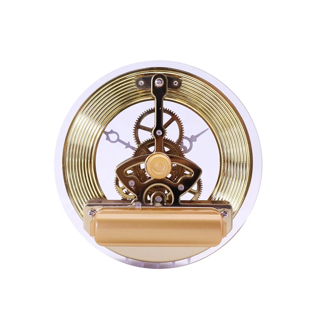 
 Металлические часы-скелетоны с вставкой, кварцевые часы с механизмом  