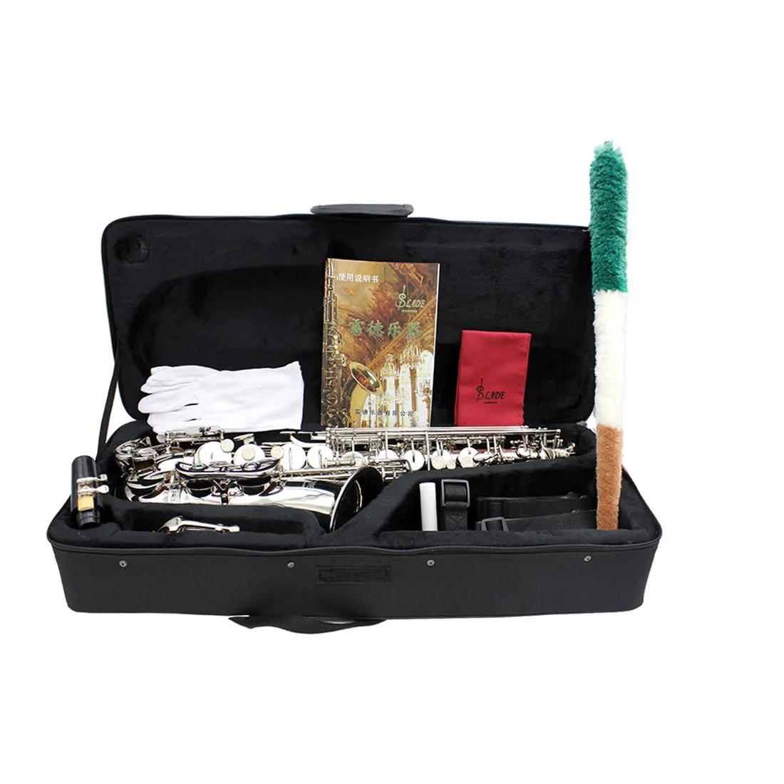 
 Латунный инструмент для тренировки выступлений SLADE Gold Eb, альт-саксофон с высококачественной упаковочной коробкой, аксессуары, оптовые цены  