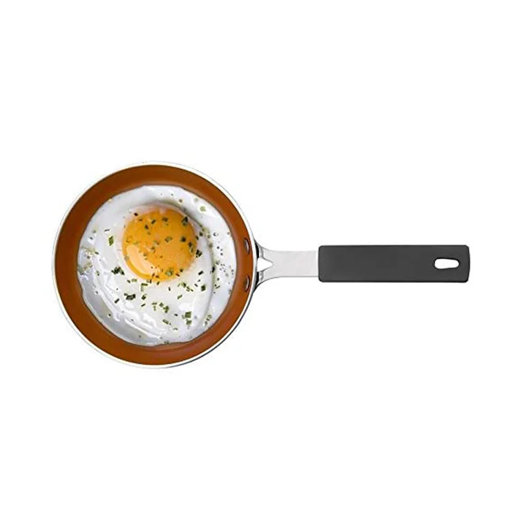 
 Кухонная алюминиевая посуда для приготовления пищи, сковорода для жарки яиц, антипригарная мини сковорода для жарки  