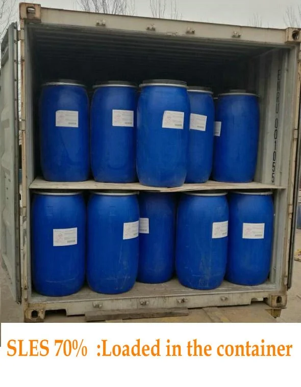 
ISO cas no 68585-34-2 производитель лаурила/лаурилового эфира сульфата натрия/SLES 70%/тексапон n70 