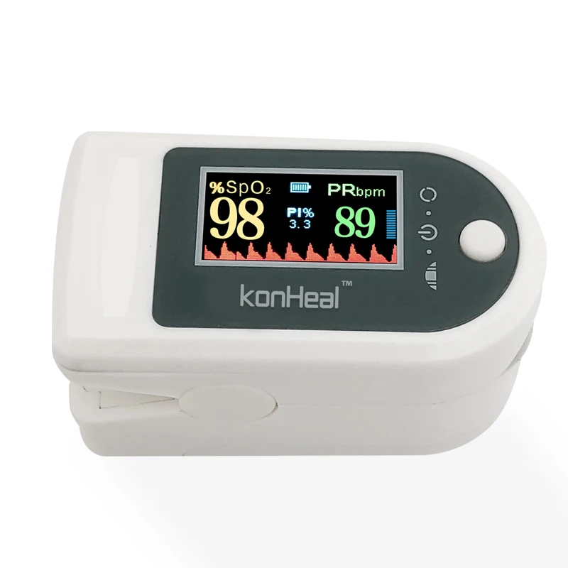 Портативный оксиметр, цифровой портативный Пульсоксиметр для измерения пульса и уровня кислорода в крови