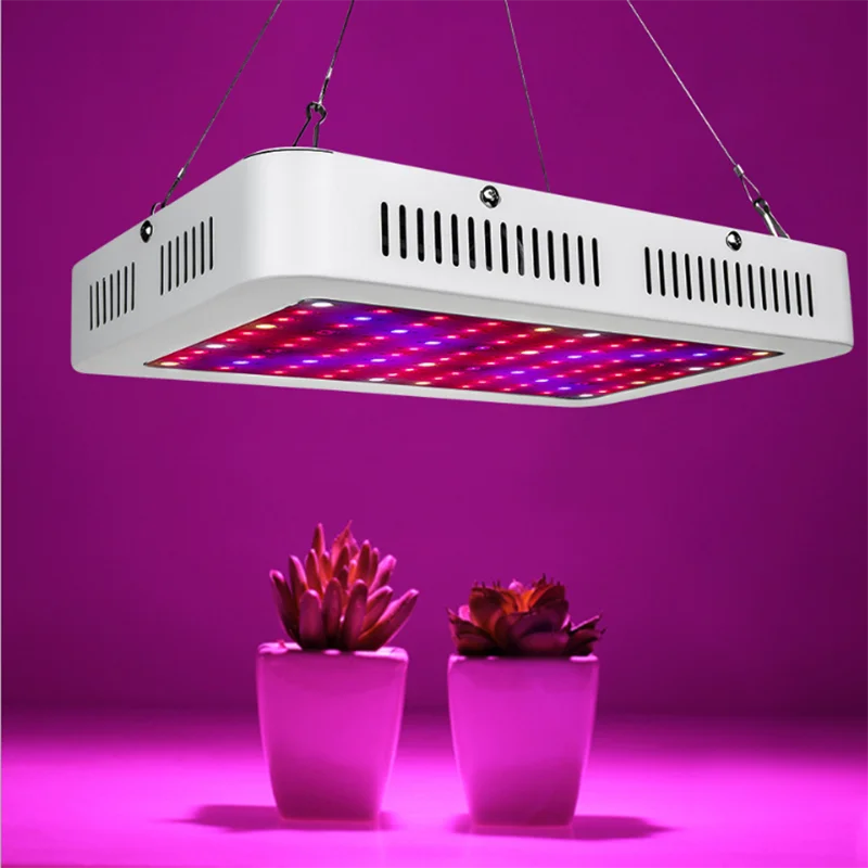 Светодиодная лампа с двойными переключателями, светодиодная лампа полного спектра для выращивания растений в теплицах и теплицах, 1000 Вт