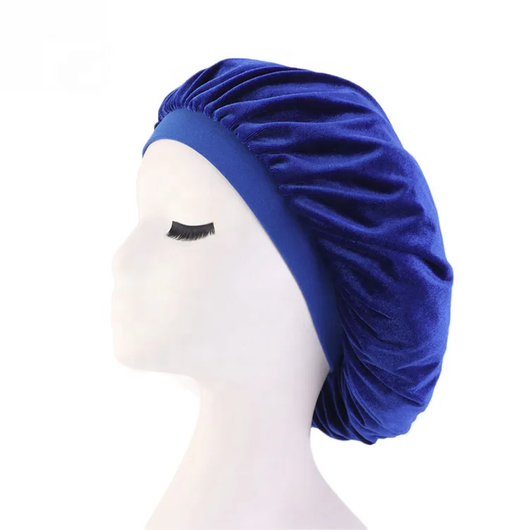 
Высокоэластичные Модные женские аксессуары для волос мягкие бархатные шляпки для женщин 