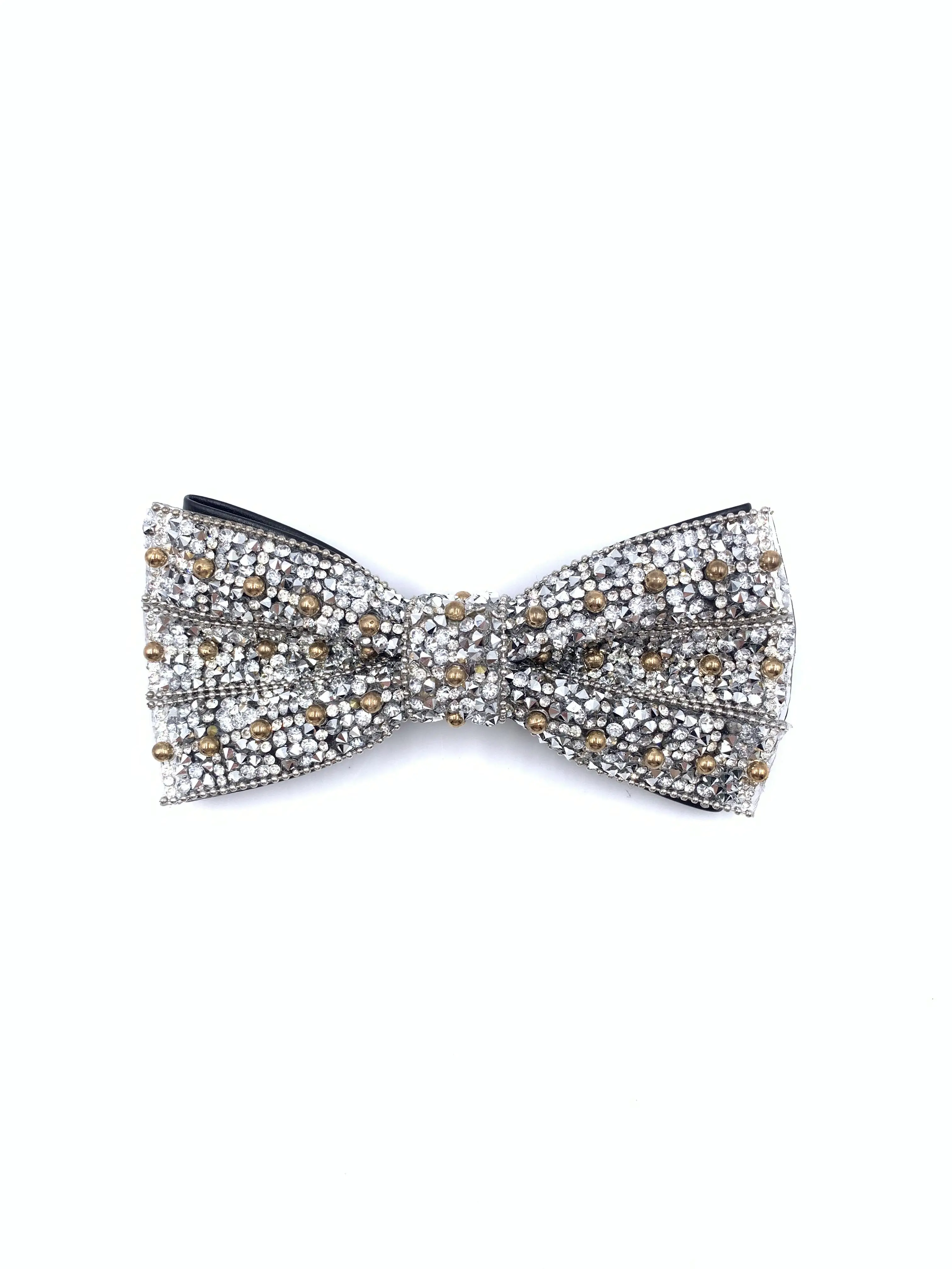 Silver Crystal Bowtie (5)