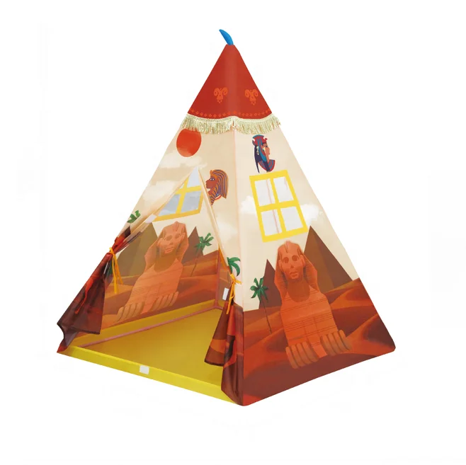 
Детские ролевые игры Крытый открытый игрушка индийский Египет Прорезыватель палатка со светом 