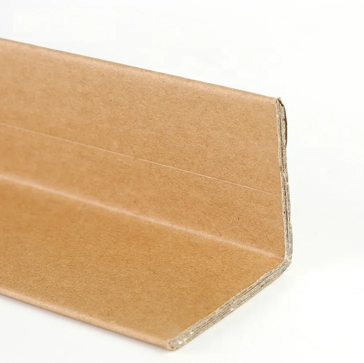 Коричневый гофрированный картон, угловые края, крафт-бумага, Защита краев поддона, картонная угловая защита для поддонов