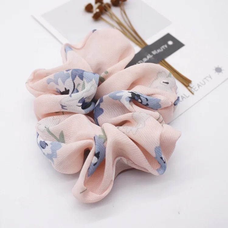 
 Модная эластичная лента для волос нового дизайна, тканевые ленты для волос с цветочным принтом для женщин и девочек  