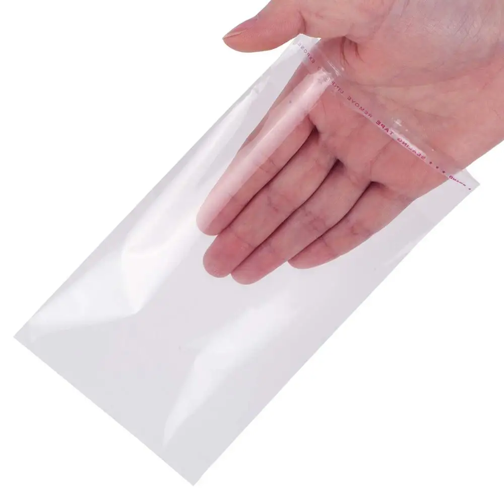 
 Переработанный на заказ самоклеящийся полиэтиленовый пакет с предупреждением об удушке  