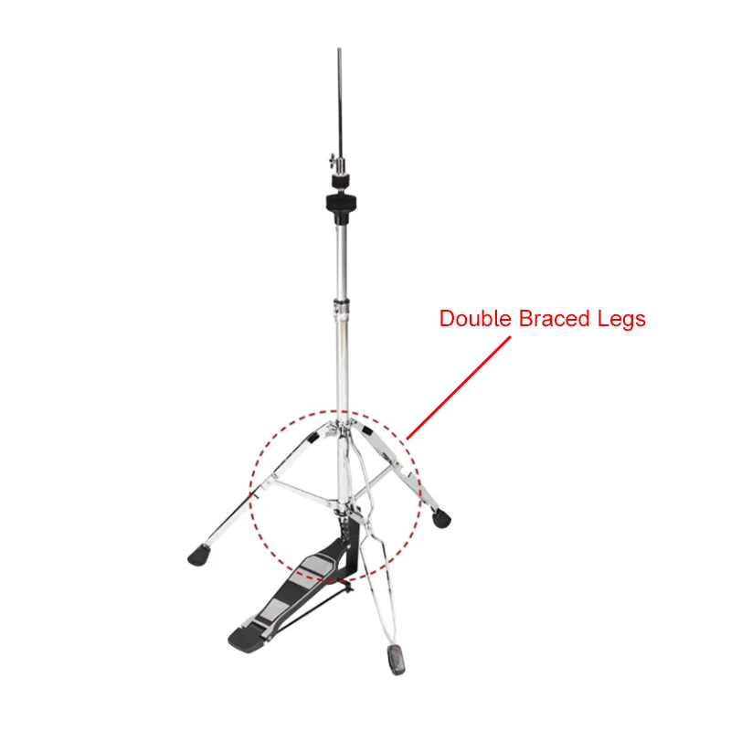 Hi Hat Stand Floor Drum Cymbal Pedal Drum Pad Stand