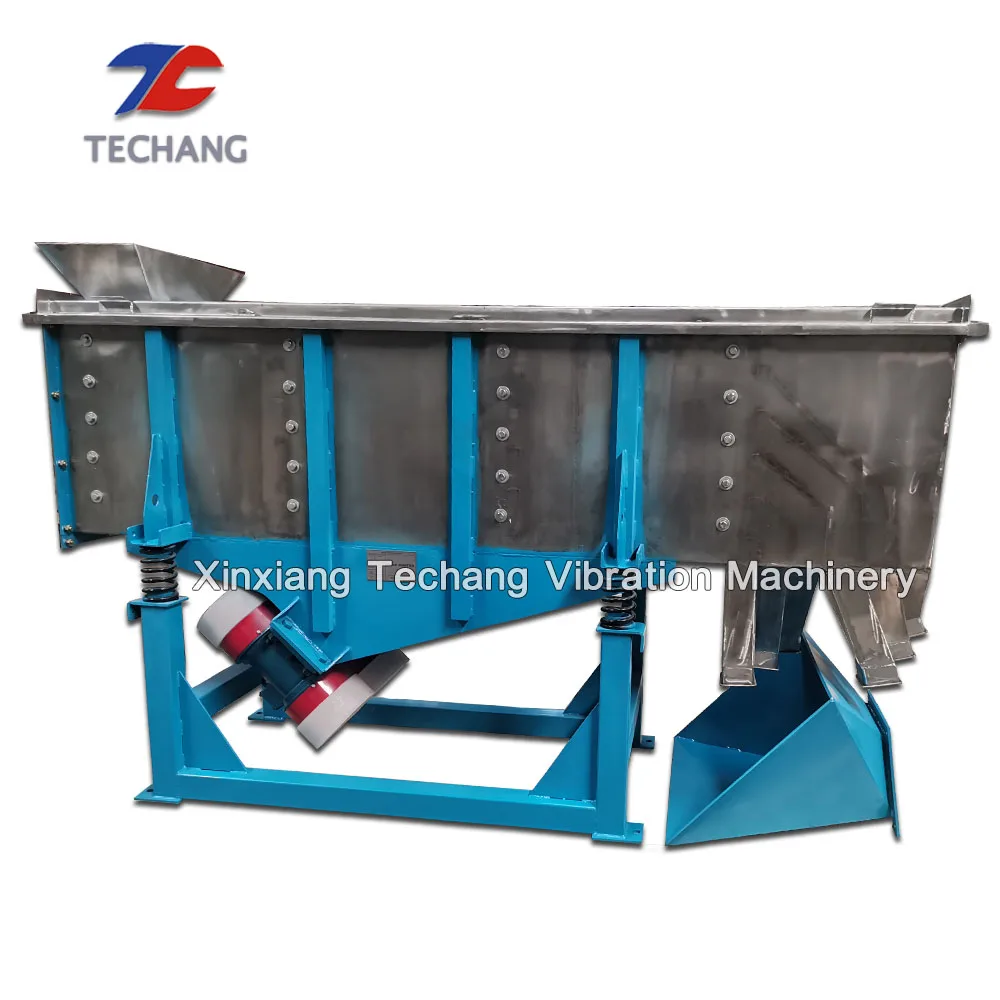 Linear Vibrating Screen Sifter For Frozen Fruit Cubes