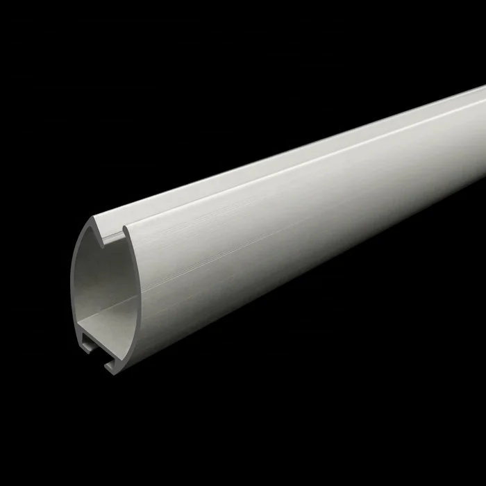 
 Алюминиевый 6063-T5 серебро карниз для штор, профиль Нижняя обвязка для роликовых ставней  