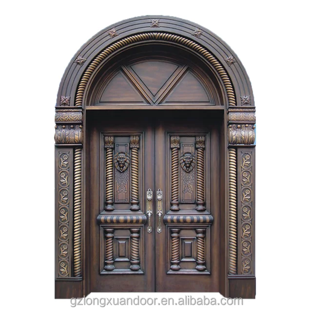door arch double wood