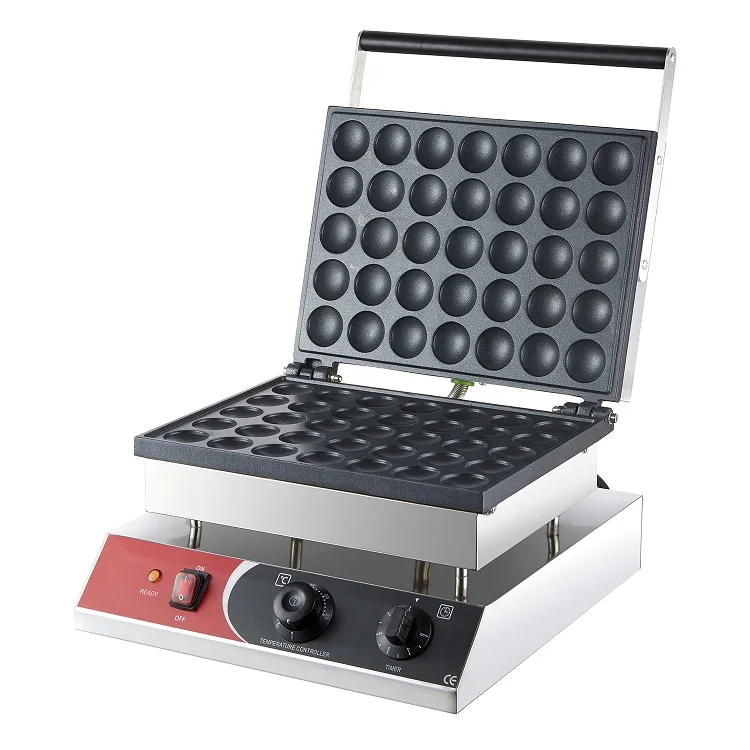 Commerical 50 mini dutch poffertjes grill electric pancake waffle maker dorayaki machine poffertjes waffle machine