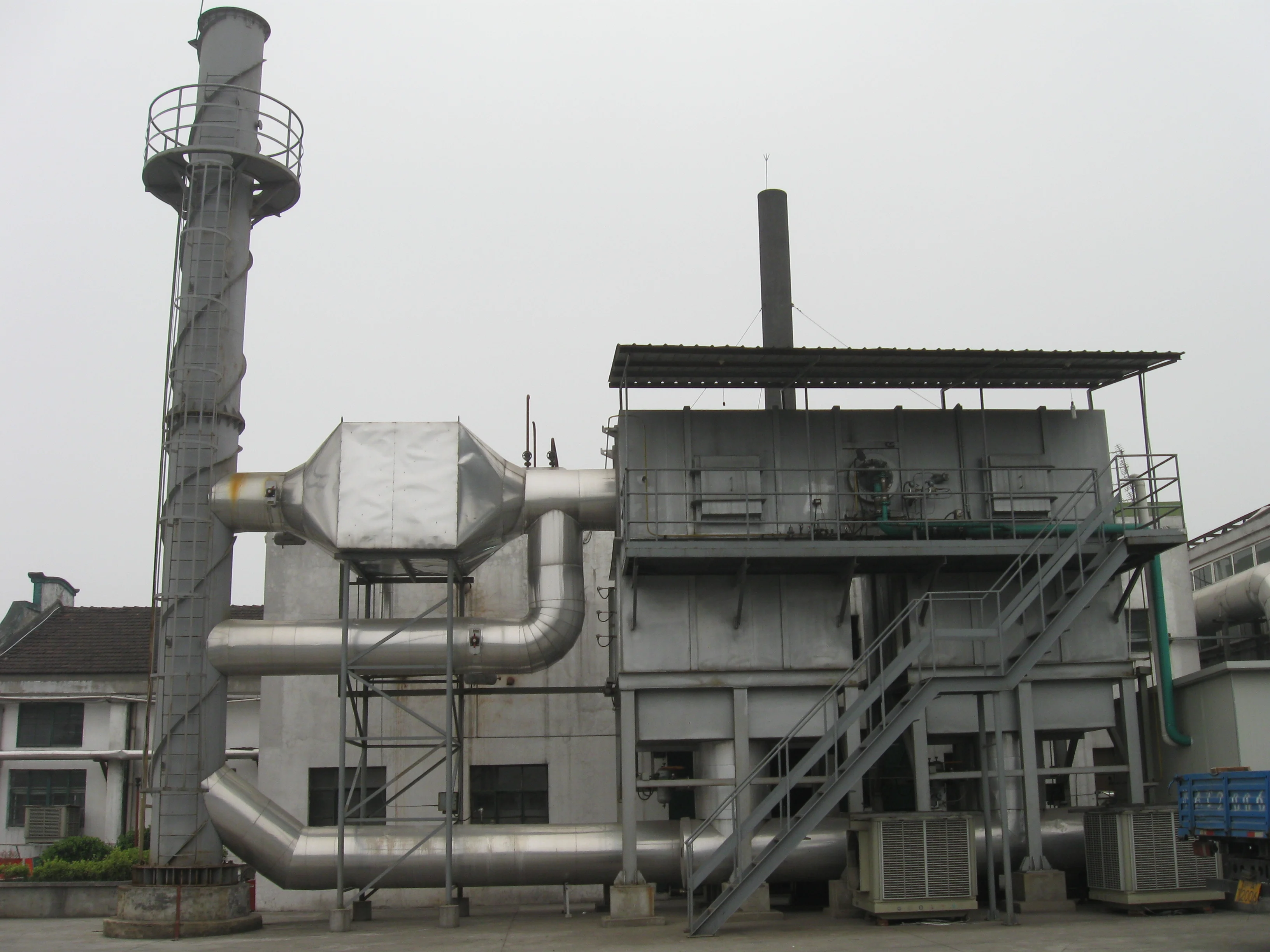 
 Высокоэффективное оборудование для обработки отработанных газов 95%, тепловой регенеративный теплоокислитель  