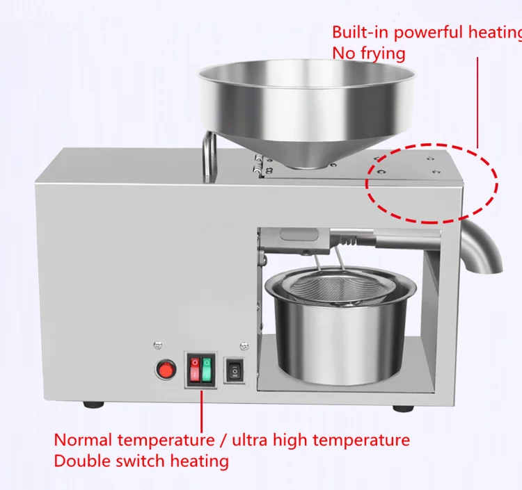Quality cooking oil cold press home use oil pressing machine