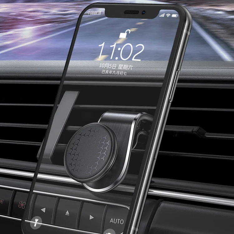
 Новинка 2021, держатель для мобильного телефона на 360 градусов с вентиляционным отверстием, магнитный автомобильный держатель для телефона  