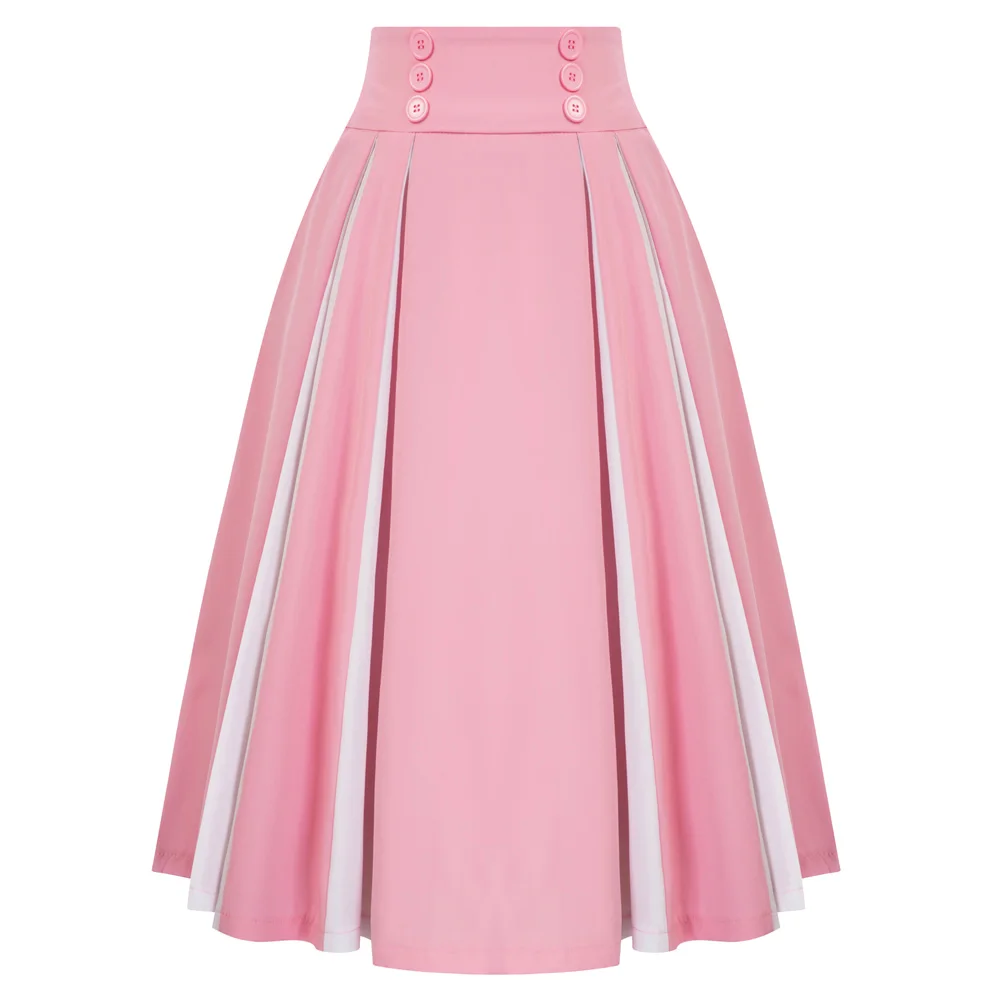 high waist lady satin asymmetric girls fashion breathable pleated skirt