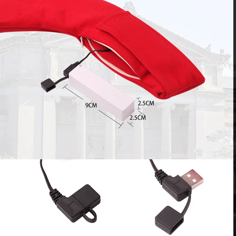 2021 Новый интеллигентая (ый) нагрев шарф USB зимнее электрическое отопление Защита шеи для холодной зимы утепленная одежда доказательство электрическое отопление шарф