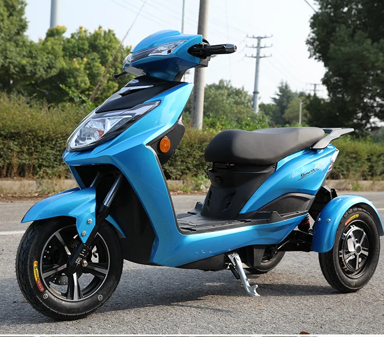 Трехколесный электрический трехколесный мотоцикл 1500 Вт, 72 в, трехколесный электрический скутер 2000 Вт с 3 колесами