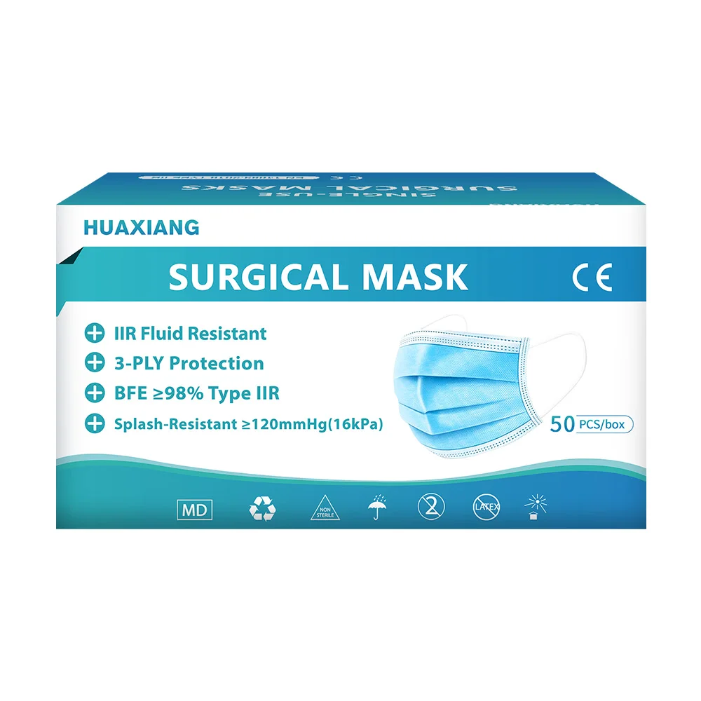 Хирургическая маска одноразовые высокое качество низкая цена по прейскуранту завода 3plys masker