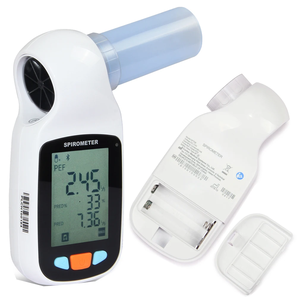 SP70B, недорогой медицинский спирометр BT, портативный цифровой диагностический спирометр для дыхания легких