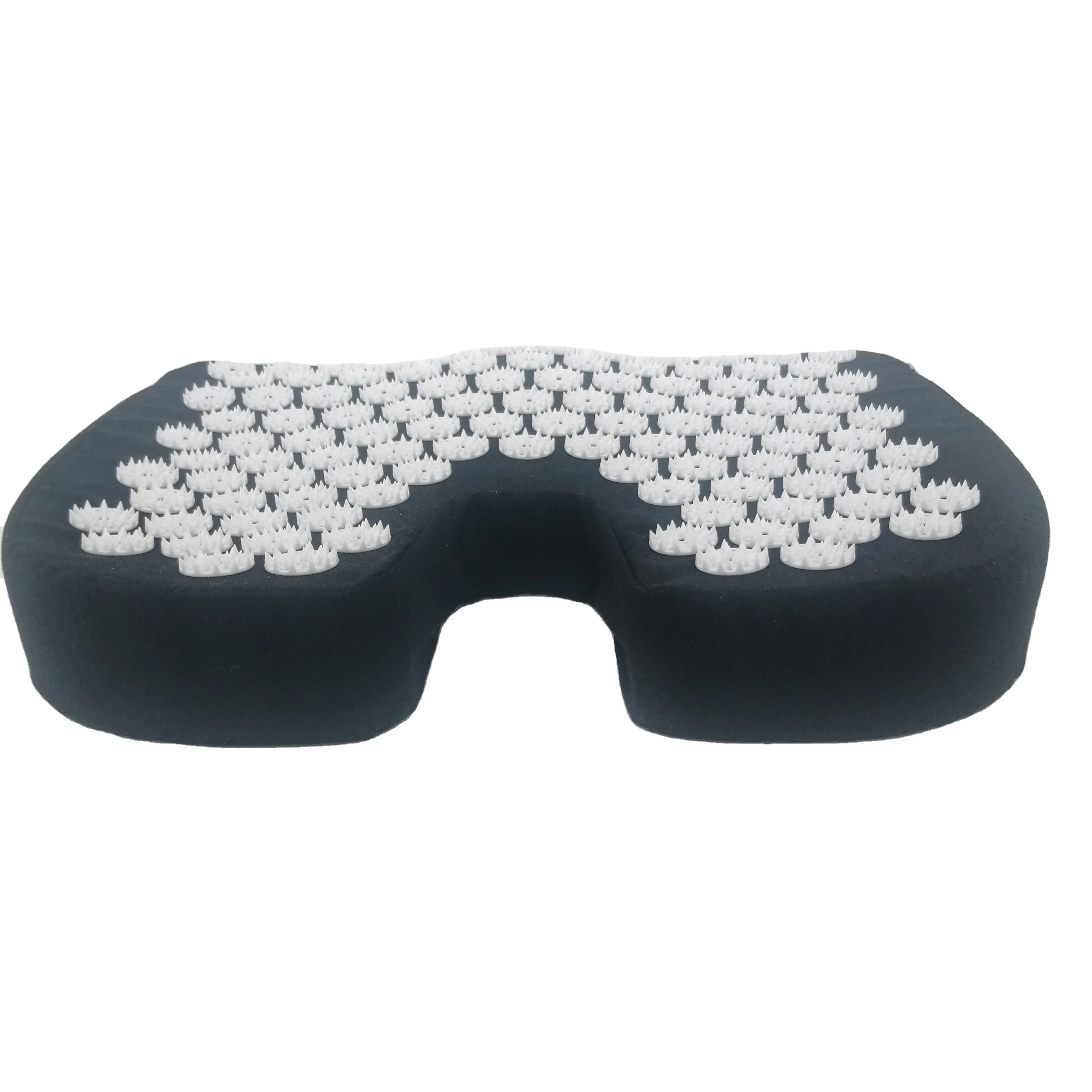 Новый дизайн, U-образная подушка из пены с эффектом памяти для дома, черная подушка для массажа тела, бесплатные запасные части для акупунктурного массажа ягодиц CN;ZHE