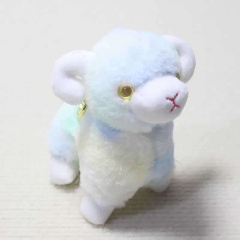 sheep plush toy keychain Cute soft Stuffed Animal Toys alpaca key chains bag pendant sheep toy decoration Plushie sheep keychain