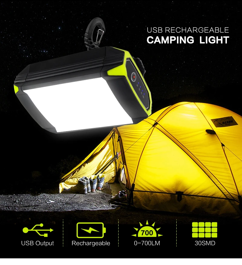 
Заводская распродажа, Многофункциональный светодиодный фонарь для палатки, кемпинга, лампа с внешним аккумулятором 