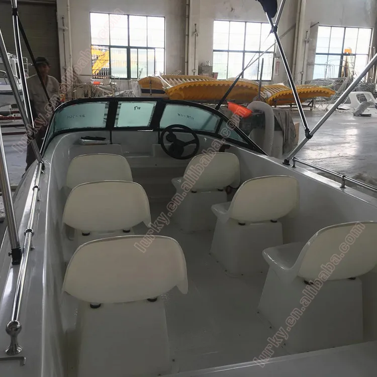 Скоростная лодка для водных видов спорта на открытом воздухе, подвесной мотор из стекловолокна, рыболовная яхта из Китая