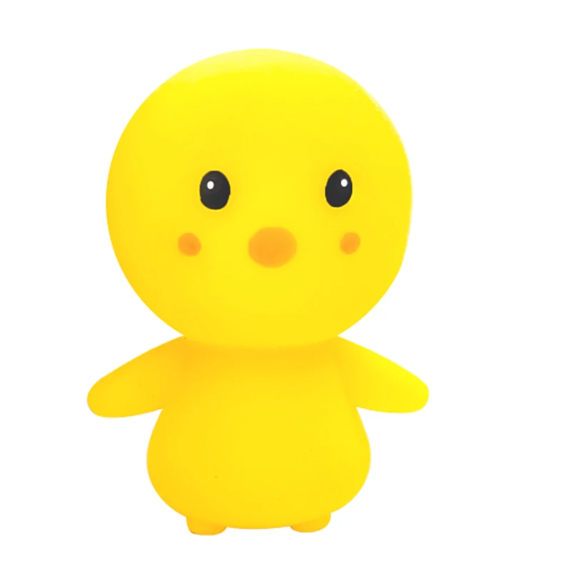 Желтые надувные мячи с животными на заказ, мягкие волшебные игрушки из термопластичной резины