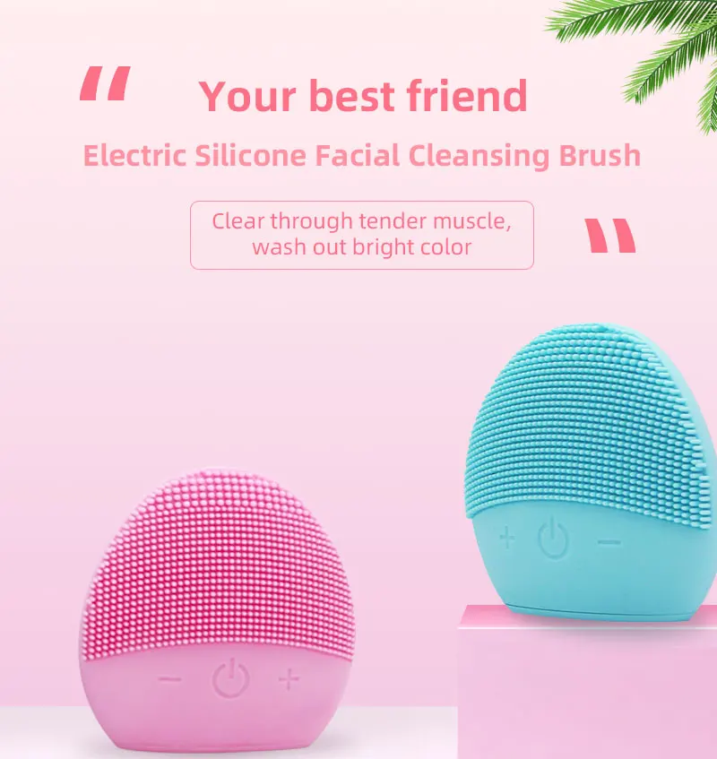 
 Силиконовое очищающее устройство для лица, силиконовая щетка для лица, моющее средство для лица, sonic очищающее средство для лица  