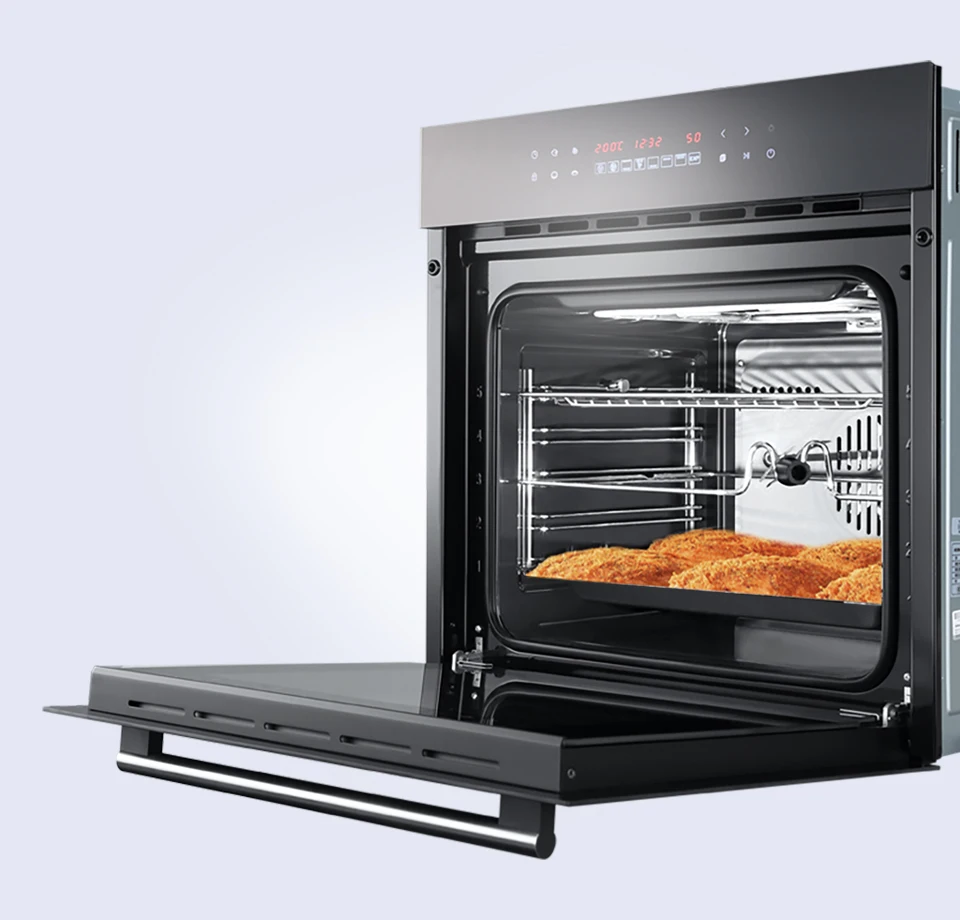 
Встроенная духовка R312, независимый контроль температуры сверху и снизу, электрическая печь с 8 функциями приготовления пищи 