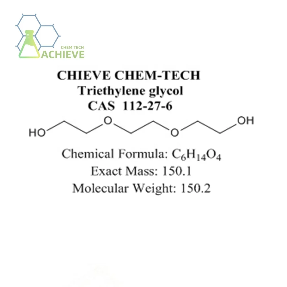 
 Achieve Chem-tech (Since 2008) Basic Organic Chemicals CAS 112-27-6 triethylene glycol teg triethylene glycol industrial  
