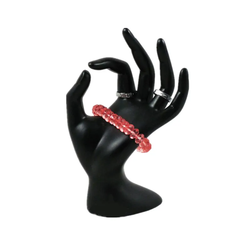 Черный сувенирная статуэтка ручной формы для демонстрации ювелирных изделий браслет кольцо ожерелье стенд