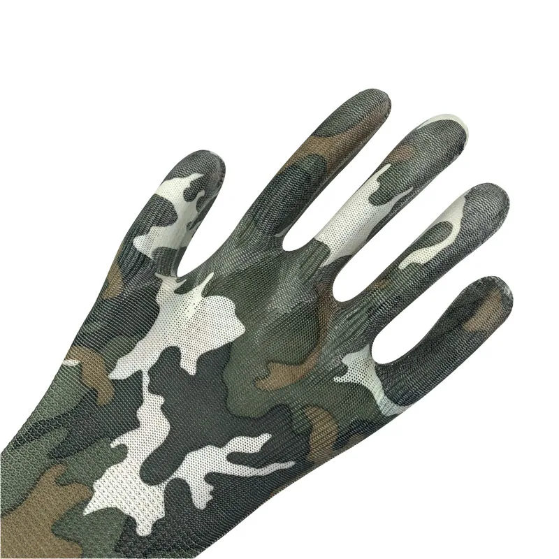 Мужские камуфляжные перчатки NMSHIELD, перчатки из полиэстера для сада, 13 размеров