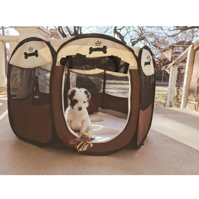 Складной манеж для питомцев и щенков палатка домашних животных использования в помещении на улице