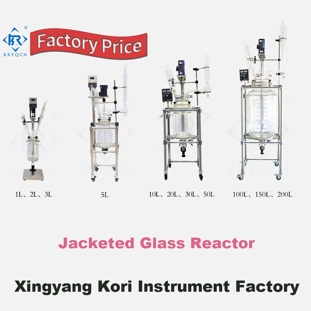 Jacketed reactor size 