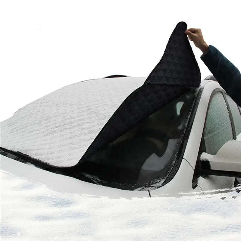 
Универсальный толстый солнцезащитный козырек на лобовое стекло автомобиля, защита от дождя, льда, снега, защита от солнца, ультрафиолетового тепла, переднее окно 