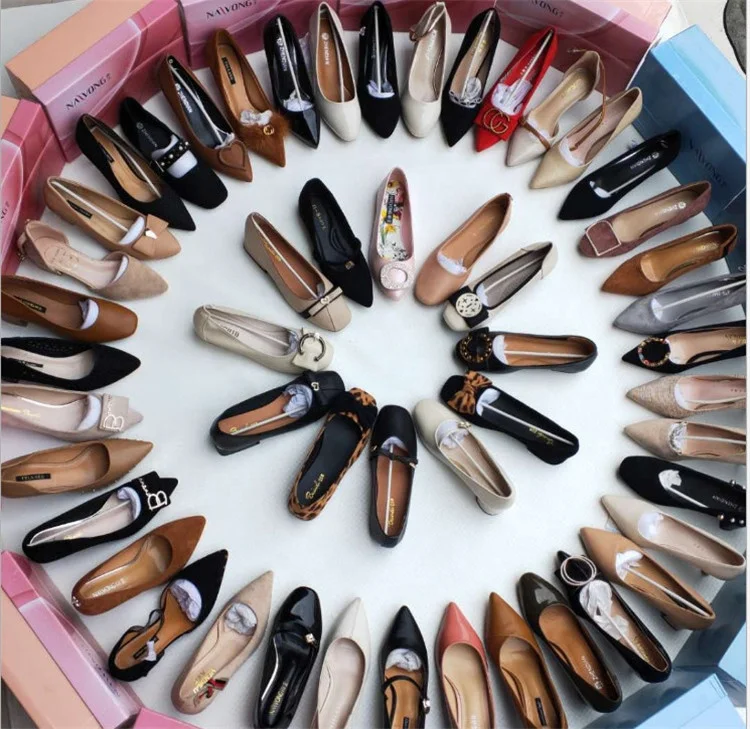 
Оптовая продажа, элегантные сексуальные женские туфли на высоком каблуке, туфли-лодочки на одной плоской подошве для женщин 