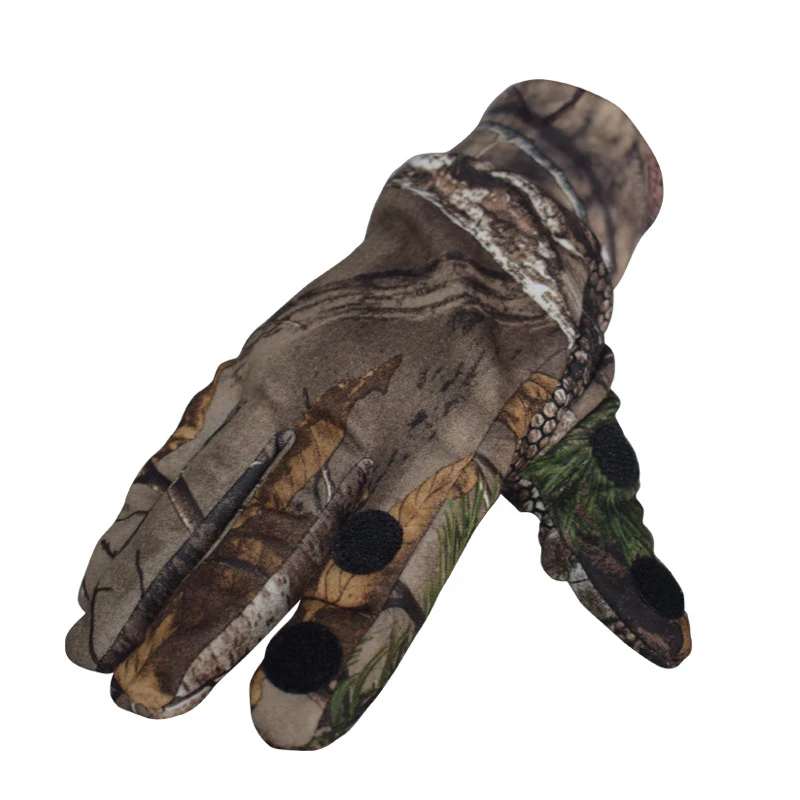 Уличные камуфляжные охотничьи перчатки, силиконовые Нескользящие дышащие военные тактические перчатки с внутренней ладонью, охотничьи камуфляжные перчатки