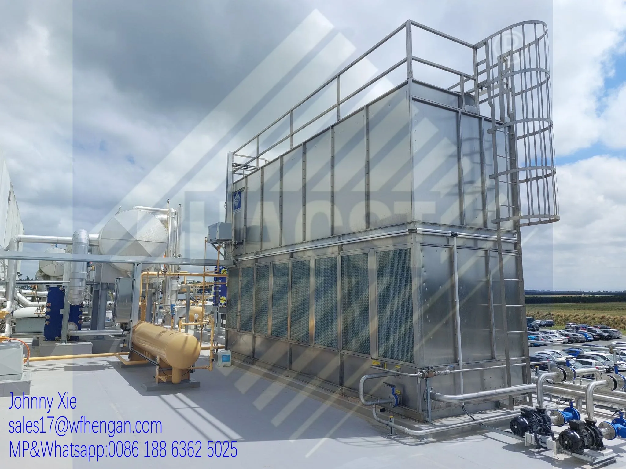 ammonia cooling condenser