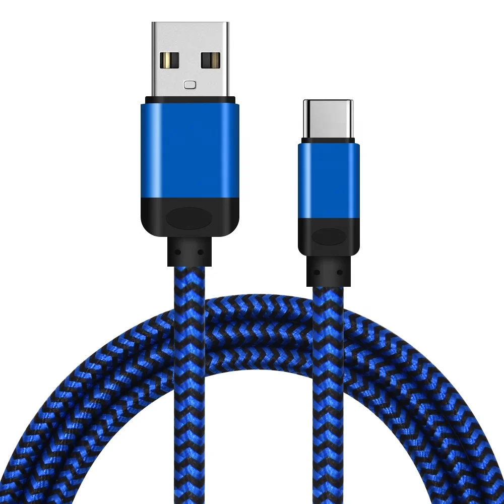 Нейлоновый Плетеный 10-футовый USB-кабель OD4.8 Быстрая зарядка Плетеный USB-кабель для зарядки и передачи данных 10 футов 3 м USB-кабель для передачи данных для Iphone 13 pro
