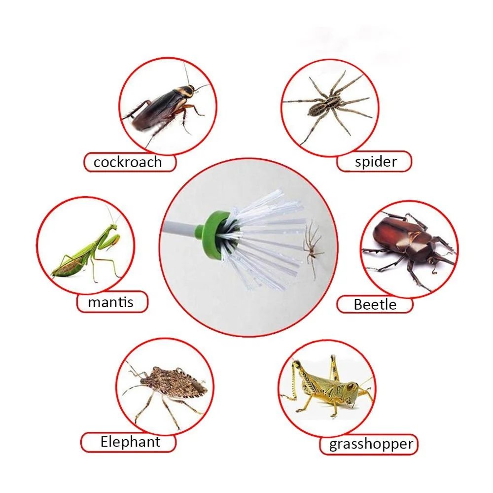 Многофункциональный пластиковый Ловец насекомых, Ловец пауков, безопасность дома, легко удаляется, Ловец насекомых